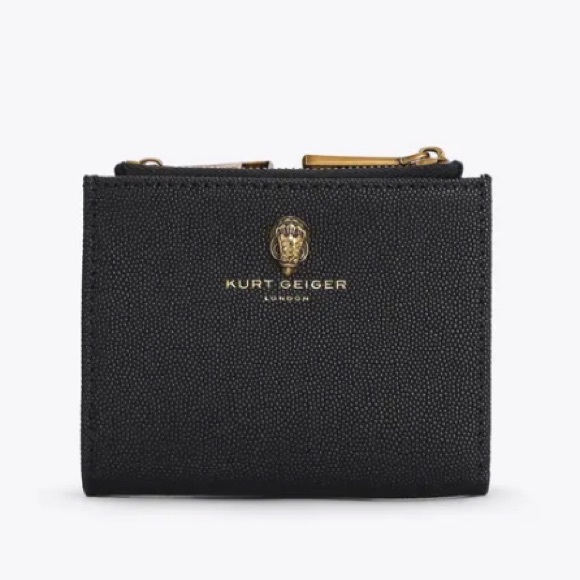 Kurt Geiger Handbags - NIB Kurt Geiger Caviar Embossed Leather Mini Wallet